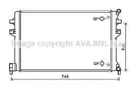 Радиатор охлаждения двигателя Радиатор охлаждения двигателя
