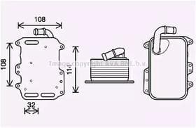 Масляный радиатор двигателя