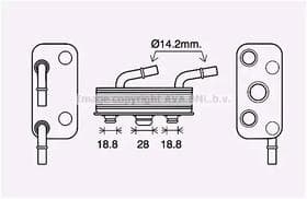 Радиатор КПП