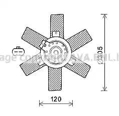 Вентилятор системы охлаждения двигателя Вентилятор системы охлаждения двигателя
