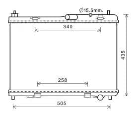 Радиатор охлаждения двигателя Радиатор охлаждения двигателя
