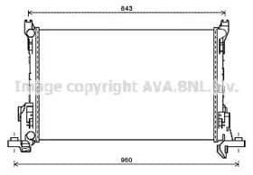 Радиатор охлаждения двигателя Радиатор охлаждения двигателя