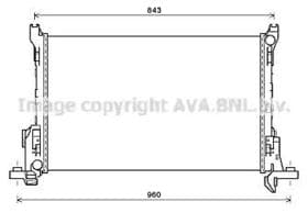 Радиатор охлаждения двигателя Радиатор охлаждения двигателя
