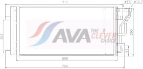 Радиатор кондиционера Радиатор кондиционера