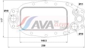 Масляный радиатор двигателя