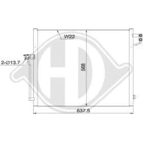 Радиатор кондиционера Радиатор кондиционера