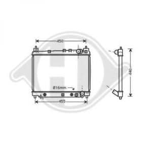 Радиатор охлаждения двигателя