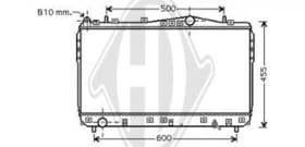 Радиатор охлаждения двигателя