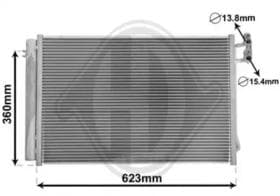 Радіатор кондиціонера Радіатор кондиціонера
