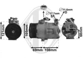 Компрессор кондиционера Diederichs dck1399