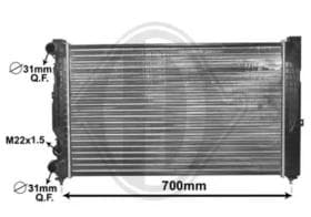 Радіатор охолодження двигуна Радіатор охолодження двигуна