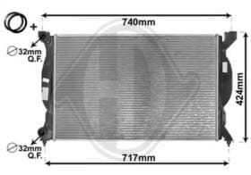 Радиатор охлаждения двигателя Радиатор охлаждения двигателя