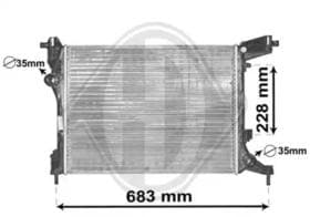 Радіатор охолодження двигуна