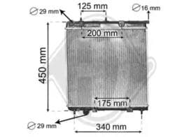 Радиатор охлаждения двигателя Радиатор охлаждения двигателя