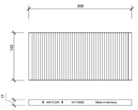 Фильтр салона Diederichs dci0016