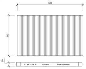 Фильтр салона Diederichs dci0028
