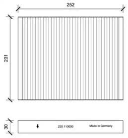 Фильтр салона Diederichs dci0220