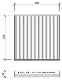 Фільтр салону
