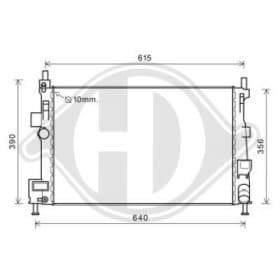 Радіатор охолодження двигуна Радіатор охолодження двигуна