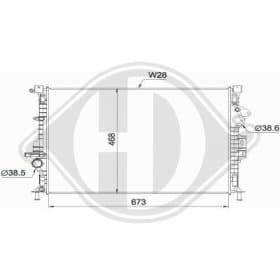 Радиатор охлаждения двигателя Радиатор охлаждения двигателя