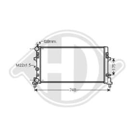 Радиатор охлаждения двигателя Радиатор охлаждения двигателя
