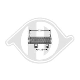 Оливний радіатор двигуна