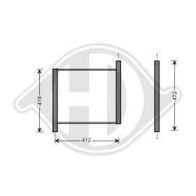 Радіатор охолодження двигуна