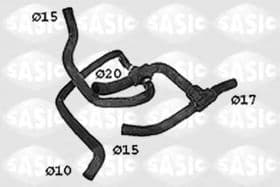 Патрубок радиатора системы охлаждения двигателя