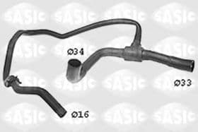 Патрубок радіатора системи охолодження двигуна