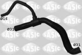 Патрубок радиатора системы охлаждения двигателя