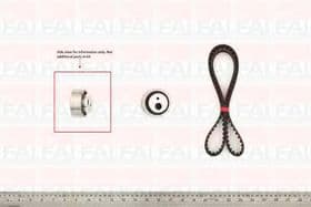 Комплект ременя ГРМ