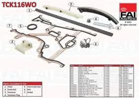 Комплект ланцюга ГРМ