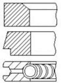 Комплект поршневих кілець