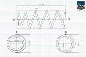 Пружина підвіски Fai fpcs146