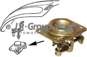 Замок капота JP Group 8187700906