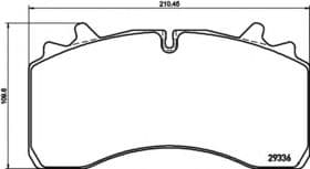 Гальмівні колодки Don CVP096K