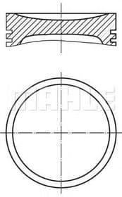 Поршень двигателя