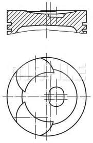 Поршень двигуна