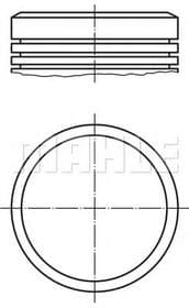 Поршень двигателя