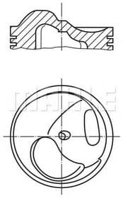 Поршень двигателя