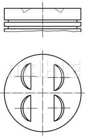 Поршень двигуна