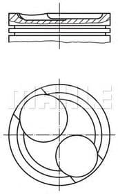 Поршень двигателя