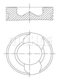 Поршень двигателя