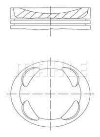 Поршень двигуна Поршень двигуна