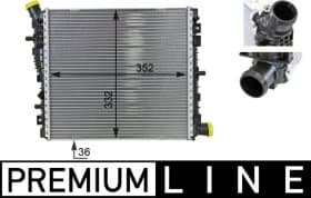 Радиатор охлаждения двигателя Радиатор охлаждения двигателя