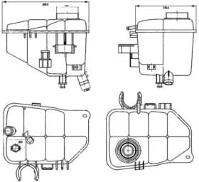 Бачок охолоджувальної рідини