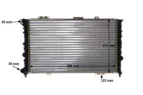 Радіатор охолодження двигуна