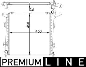 Радиатор охлаждения двигателя Радиатор охлаждения двигателя