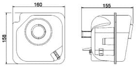 Бачок охолоджувальної рідини