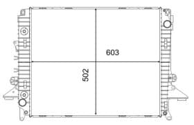 Радиатор охлаждения двигателя Радиатор охлаждения двигателя